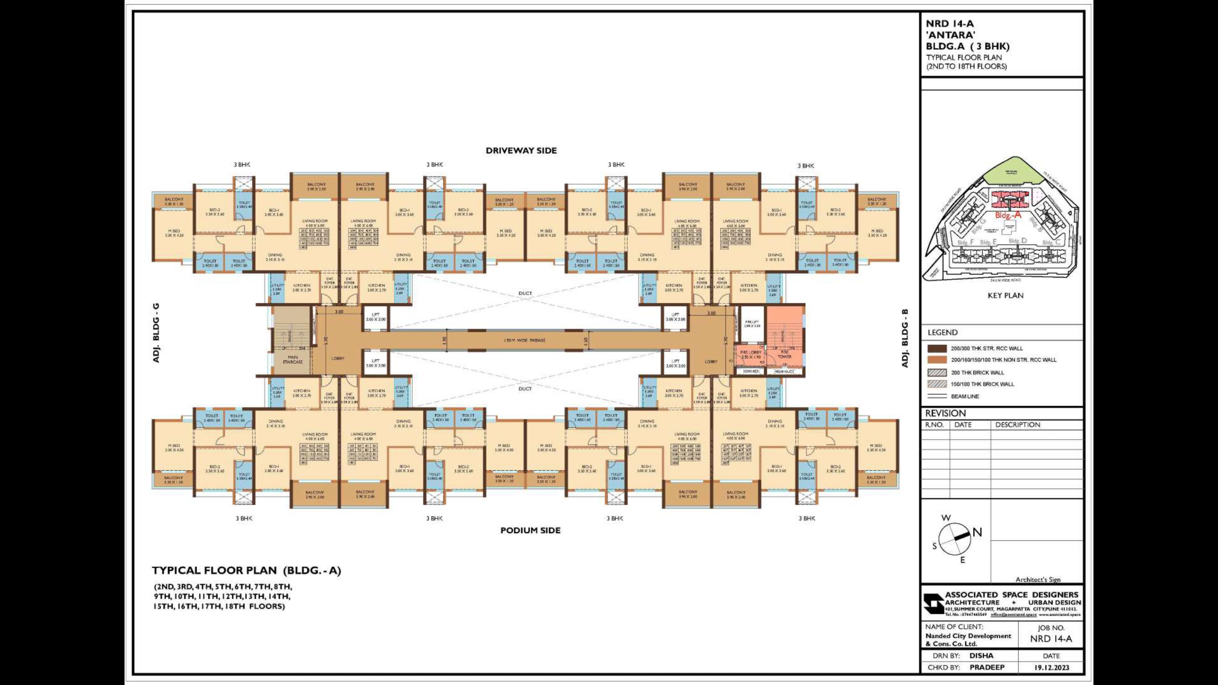 Wing B plan